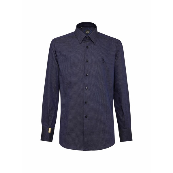 ビリオネア メンズ シャツ トップス Long-sleeves shirt Blue｜asty