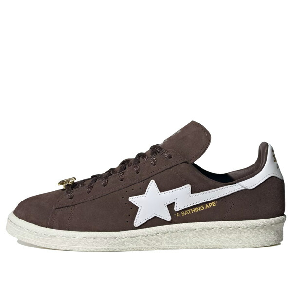 adidas アディダス メンズ スニーカー 【adidas x A Bathing Ape Campus 80s '30th Anniversary Brown' IF3379】 サイズ US_7.5(25.5cm)｜asty