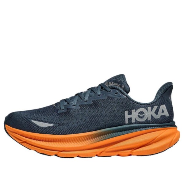 HOKA ONE ONE ホカオネオネ メンズ スニーカー 【HOKA ONE ONE Clifton 9 GTX 'Navy Orange' 1141470F-SGZ】 サイズ US_8(26.0cm)｜asty