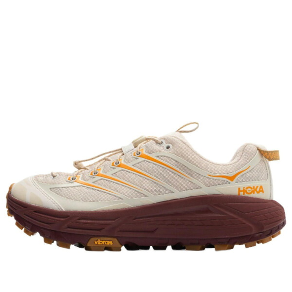 HOKA ONE ONE ホカオネオネ メンズ スニーカー 【HOKA ONE ONE Mafate Three2 'Vanilla Varsity Burgundy' 1141572-VVR】 サイズ US_10.5(28.5cm)|asty