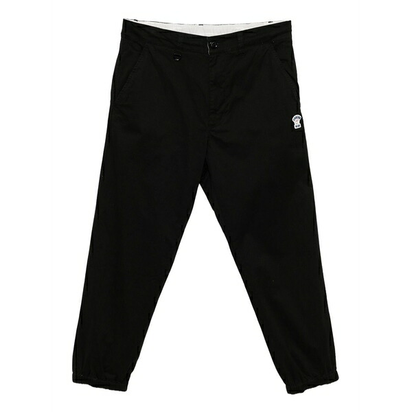 黒茶 メンズ 心地よいズボン下 ボトムス Straight-leg trousers Black
