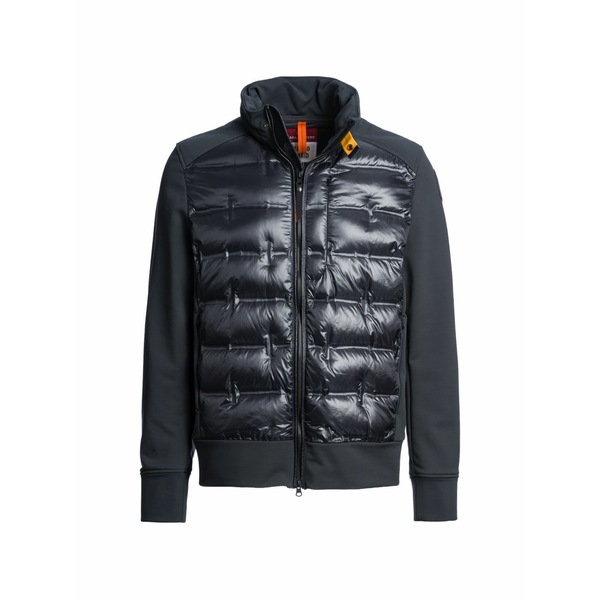 パラジャンパーズ メンズ ジャケット&ブルゾン アウター Zip-up padded jacket Blue|asty