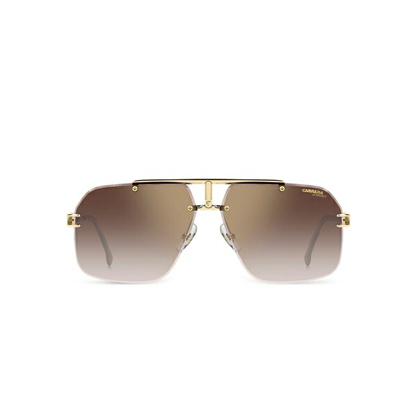カレーナ メンズ サングラス・アイウェア アクセサリー Geometric-frame sunglasses Gold