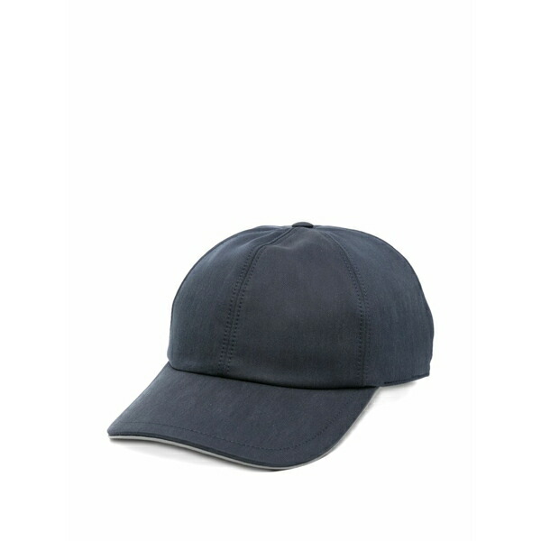 イレブンティ メンズ 鳥打ち帽 付属物 Touch-strap silk baseball cap Blue