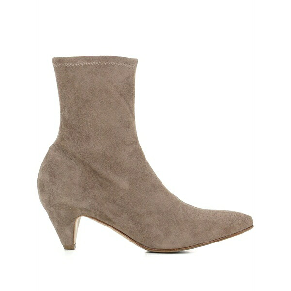 デル カルロ レディース ブーツ シューズ Pointed suede boots Brown|asty
