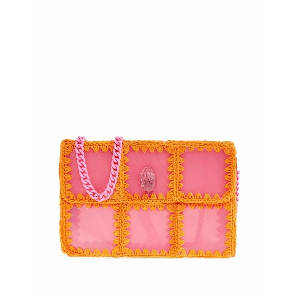 カートジェイガーロンドン レディース ショルダーバッグ 御徒面子 Pink comb lattice tote bag Pink