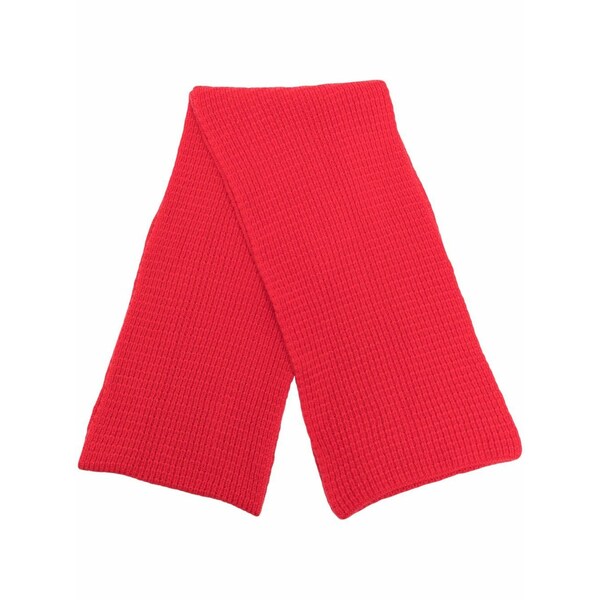 プリングル オブ スコットランド メンズ えり巻き・袈裟・えり巻き 付属物 Cashmere waffle-knit scarf Red