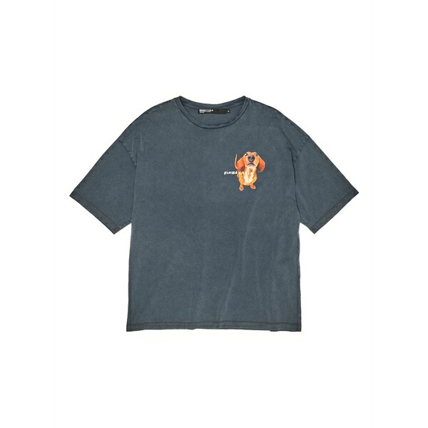 ビンバ イ ローラ レディース プルオーバー トップス Graphic print t-shirt Grey