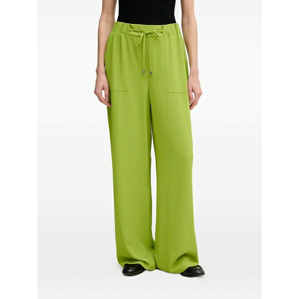 ジョセフリブコフ レディース 心地好いズボン下 ボトムス Drawstring trousers Green
