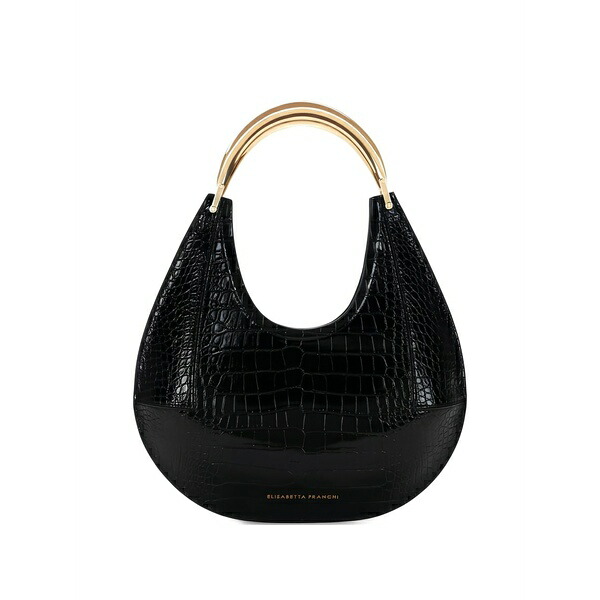 エリザベスフランキ レディース ショルダーバッグ バッグ Medium crocodile-embossed shoulder bag -｜asty