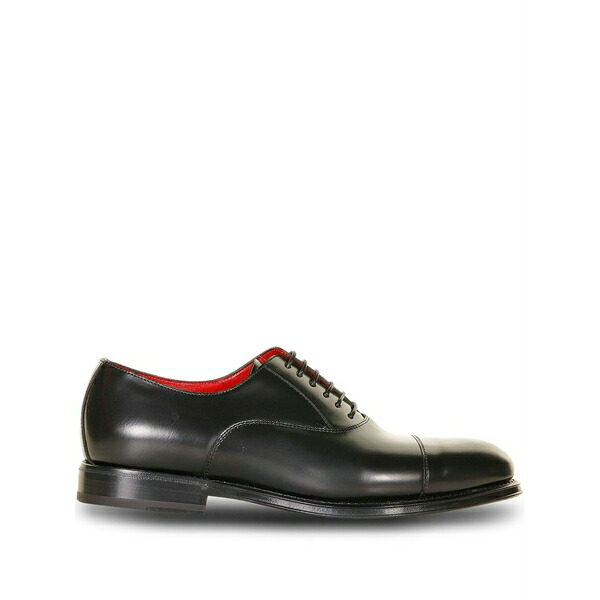 ニールバレット メンズ 御召しものシューズ シューズ Polished flat oxford shoes Black