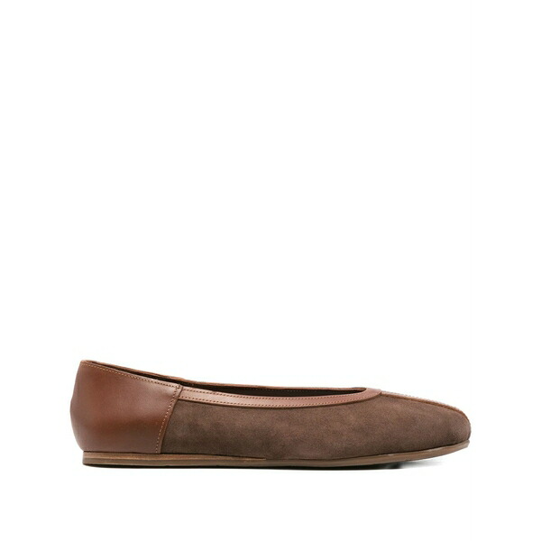 アンシエントグリークサンダル レディース サンダル シューズ Aeropi panelled ballet flats Brown|asty