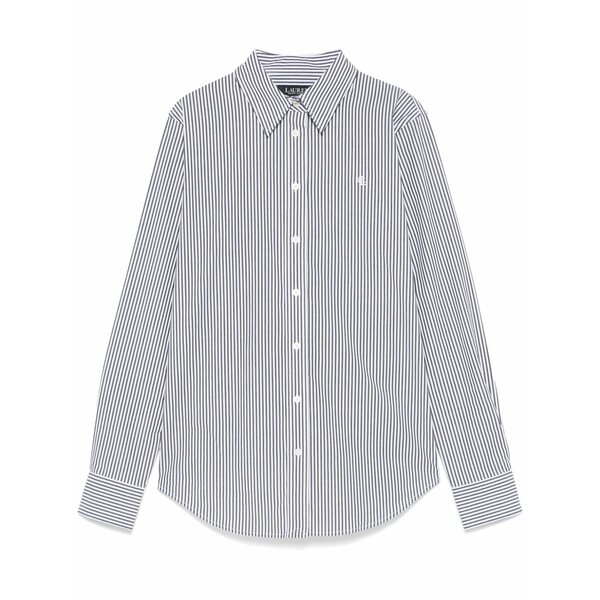 ラルフローレン レディース シャツ トップス Striped shirt White|asty