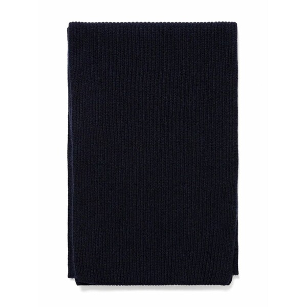 サンスペル メンズ マフラー・ストール・スカーフ アクセサリー Ribbed scarf Blue｜asty