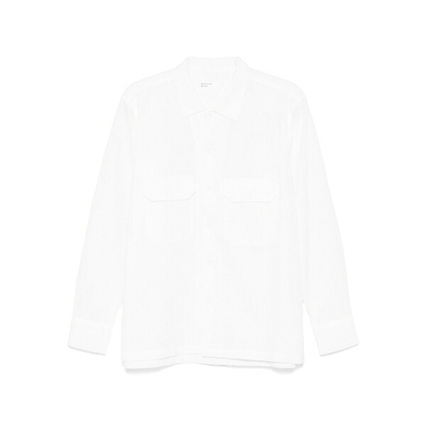 ユニバーサルワークス メンズ プルオーバー トップス Utility shirt White