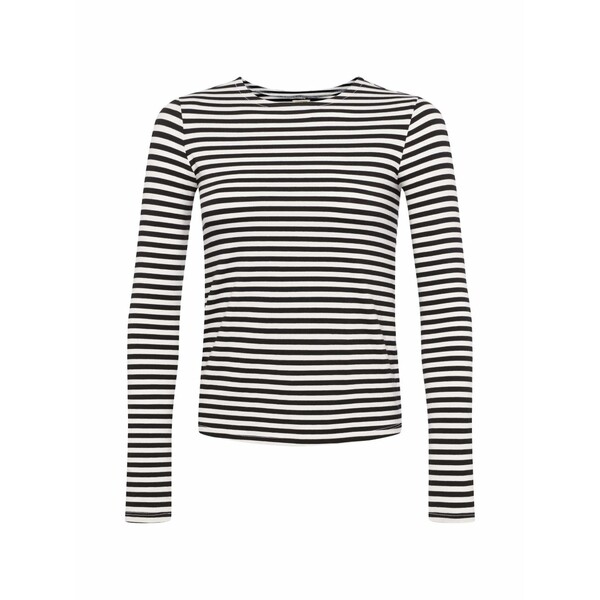 ラジャンス レディース プルオーバー トップス Tess striped long-sleeve top Black