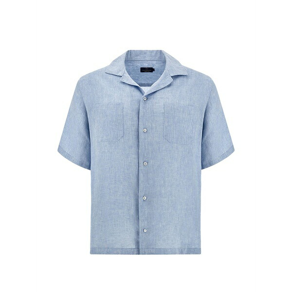 ポールアンドシャーク メンズ シャツ トップス Pocket shirt Blue｜asty