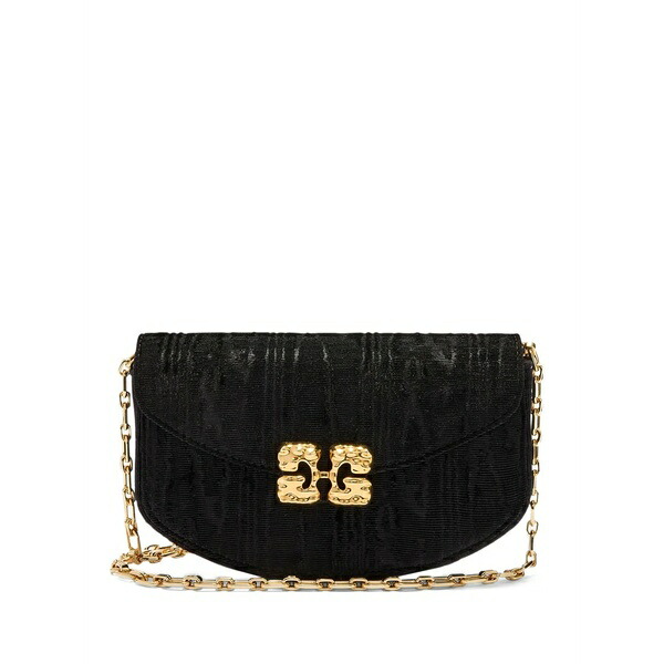 ガニー レディース ショルダーバッグ バッグ Textured shoulder bag Black|asty