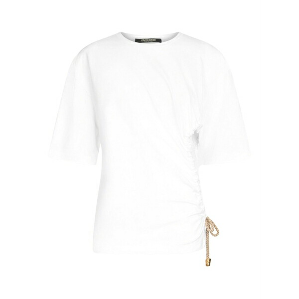 ロベルトカヴァリ レディース プルオーバー トップス Jersey t-shirt White