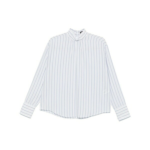 ドンダップ レディース シャツ トップス Striped blouse White|asty