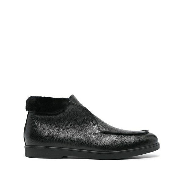 カサディ メンズ ブーツ シューズ Cervo leather boots Black