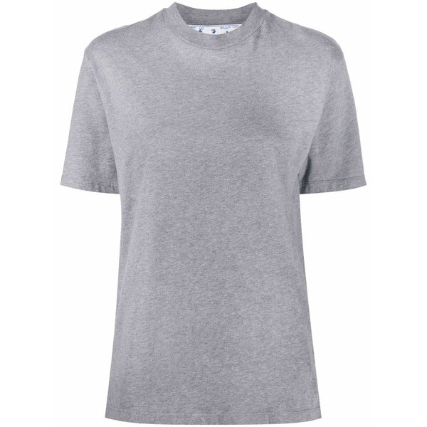 象牙色 レディース プルオーバー トップス Diag-print t-shirt Grey