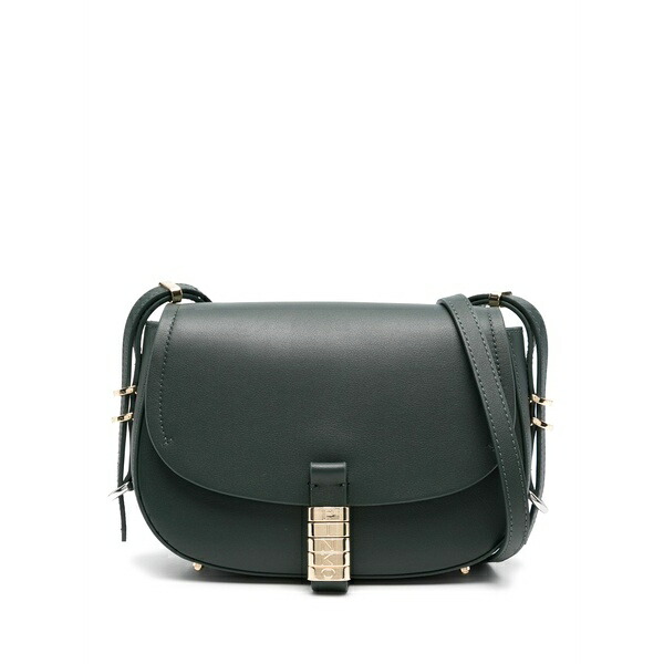ピンコ レディース ショルダーバッグ 御徒面子 Mini leather shoulder bag Green