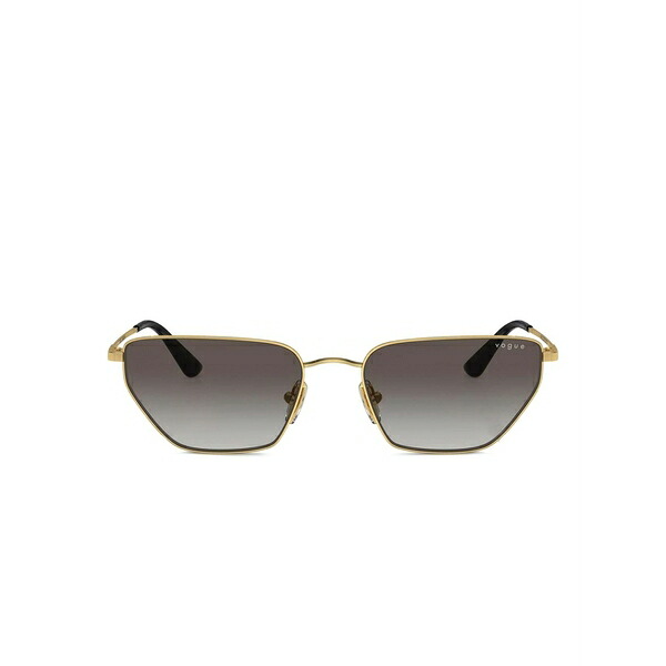 ヴォーグアイウェア レディース 黒眼鏡＆アイウェア 付属物 Vo4316s geometric-frame sunglasses Gold バッグ・小物・ブランド雑貨-サングラス