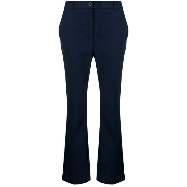ブティックモスキーノ レディース カジュアルパンツ ボトムス High-rise flared trousers Blue|asty
