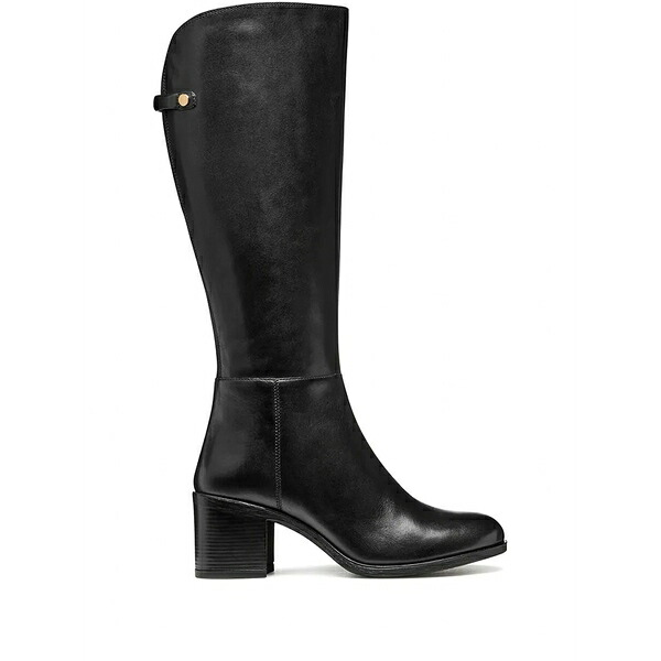 ジェオックス レディース ブーツ シューズ 65粍 new asheel block-heel knee-high boots Black