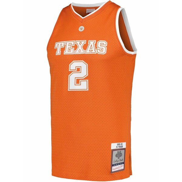 ミッチェル&ネス メンズ Tシャツ トップス Ncaa dark "austin 2005 p.j. tucker" jersey Orange｜asty