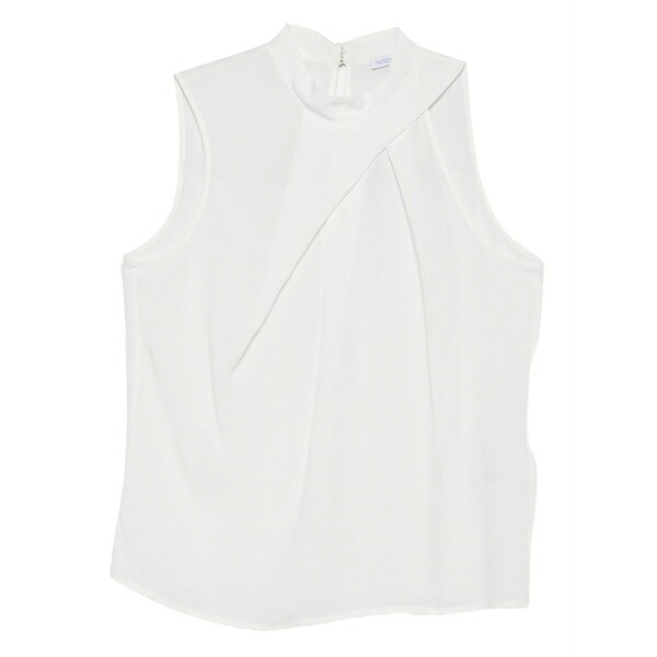 パトリツィア ペペ レディース シャツ トップス Draped cowl-neck top White｜asty