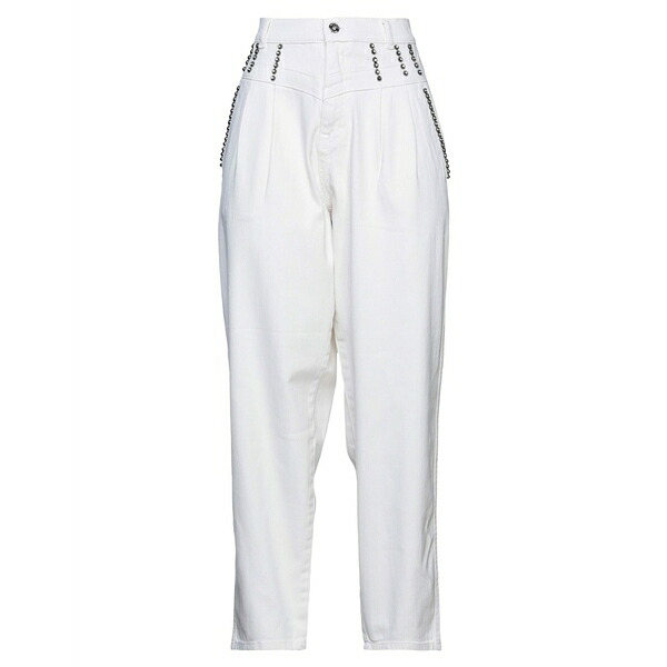 【送料無料】 ツインセット レディース デニムパンツ ボトムス Jeans White