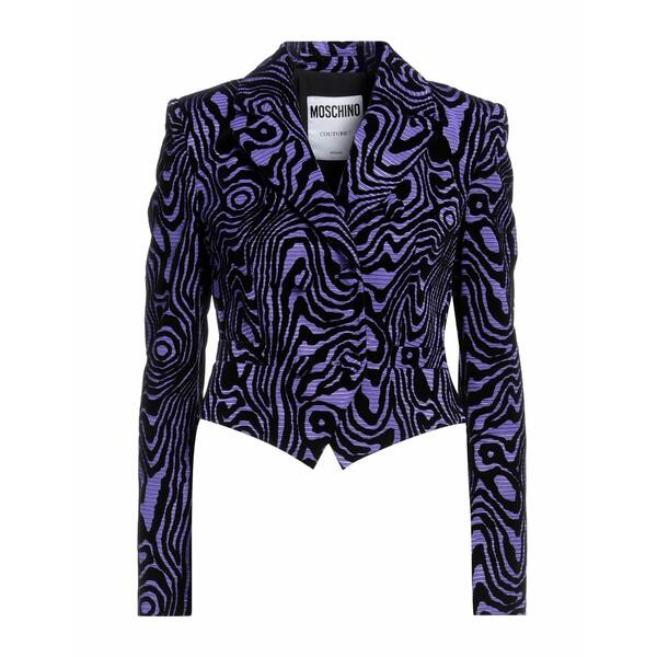 【送料無料】 モスキーノ レディース ジャケット＆ブルゾン アウター Blazers Purple｜asty