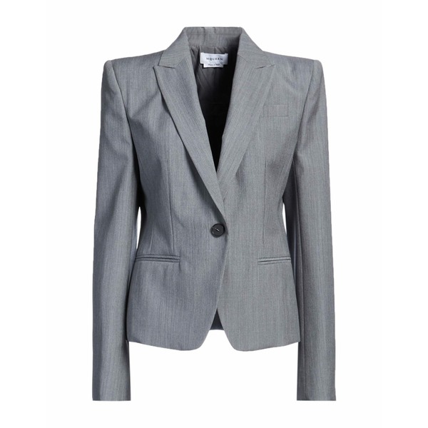 【貨物輸送無料】 マックイーン レディース 上衣＆上衣 アウター Blazers Grey
