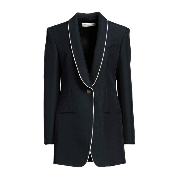【送料無料】 フィロソフィーデロレンゾセラフィーニ レディース ジャケット&ブルゾン アウター Blazers Blue|asty