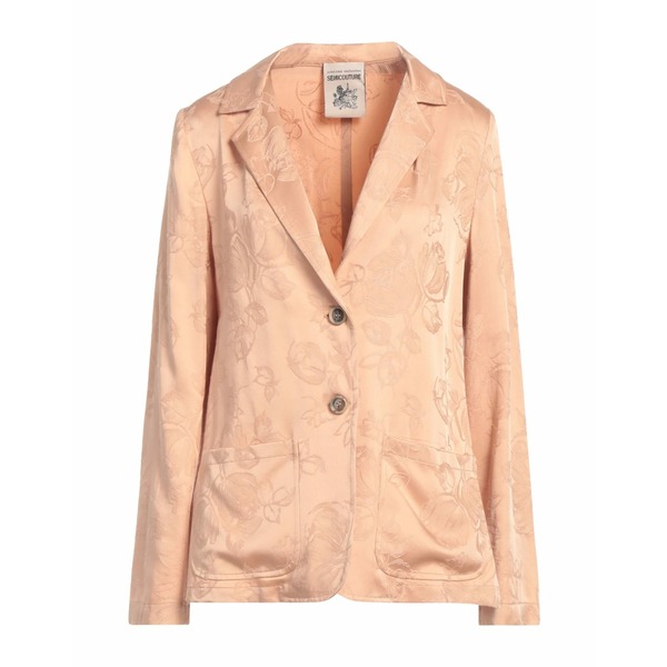 【送料無料】 セミクチュール レディース ジャケット&ブルゾン アウター Blazers Orange