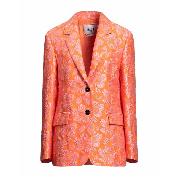 【送料無料】 エムエスジイエム レディース ジャケット＆ブルゾン アウター Blazers Orange 43,680円