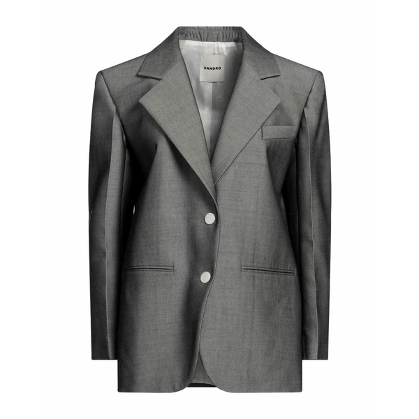 【送料無料】 サンドロ レディース ジャケット＆ブルゾン アウター Blazers Grey