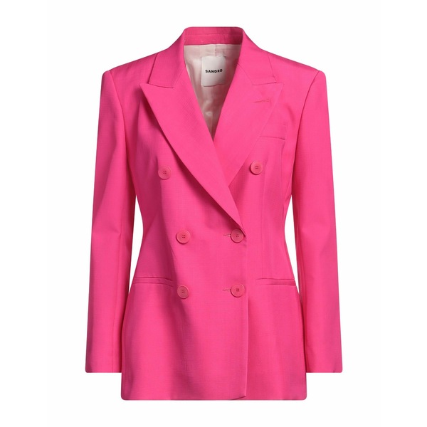 【送料無料】 サンドロ レディース ジャケット＆ブルゾン アウター Blazers Pink