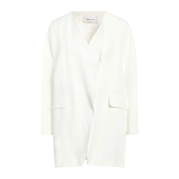 【送料無料】 ファビアナ フィリッピ レディース ジャケット＆ブルゾン アウター Blazers White｜asty