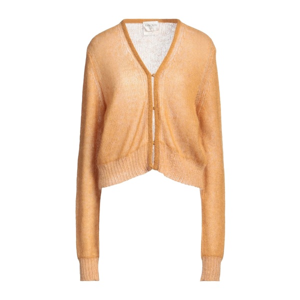 【送料無料】 フォルテ フォルテ レディース カーディガン アウター Cardigans Yellow