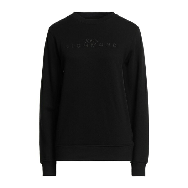 【送料無料】 ジョン リッチモンド レディース パーカー・スウェットシャツ アウター Sweatshirts Black｜asty