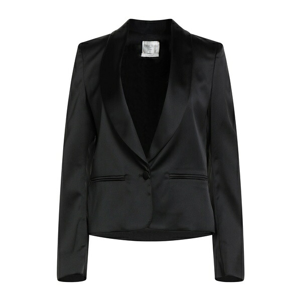 【送料無料】 フォルテ フォルテ レディース ジャケット＆ブルゾン アウター Blazers Black