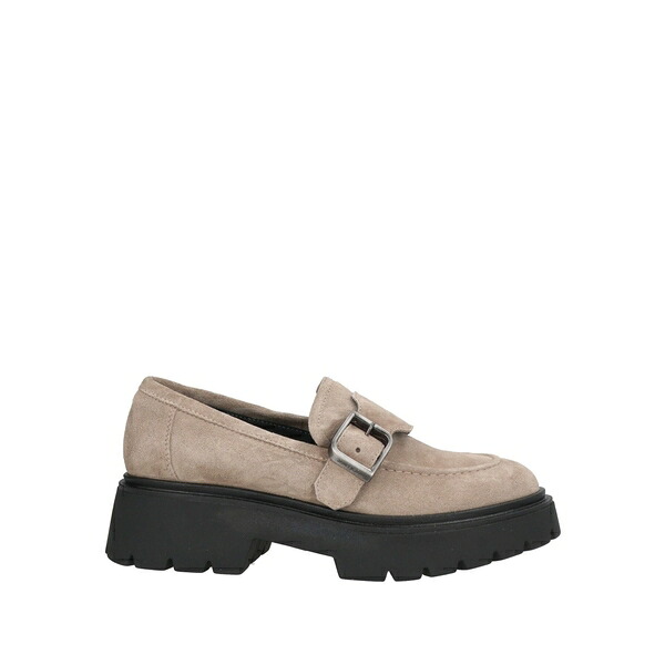 【送料無料】 ジャネット&ジャネット レディース スリッポン・ローファー シューズ Loafers Grey