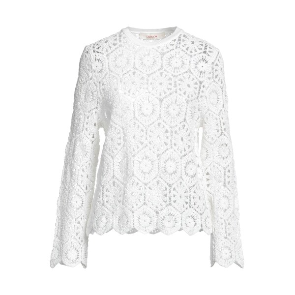 【送料無料】 ユッカ レディース ニット&セーター アウター Sweaters White
