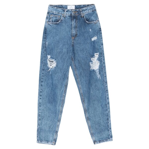 【送料無料】 ヴェルナ レディース デニムパンツ ボトムス Jeans Blue