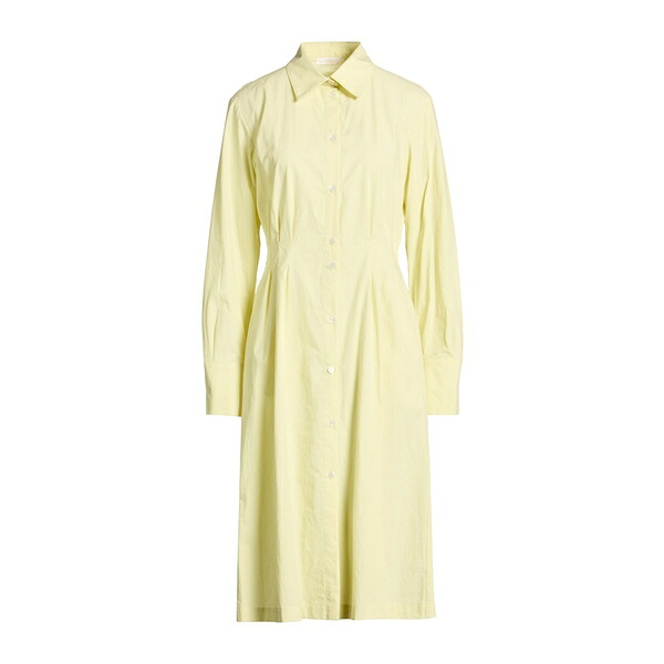 【送料無料】 フェデーリ レディース ワンピース トップス Midi dresses Yellow