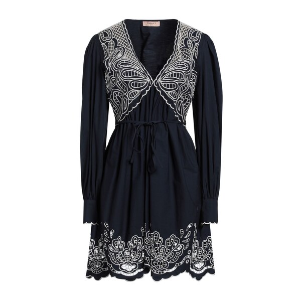 【送料無料】 ツインセット レディース ワンピース トップス Mini dresses Blue