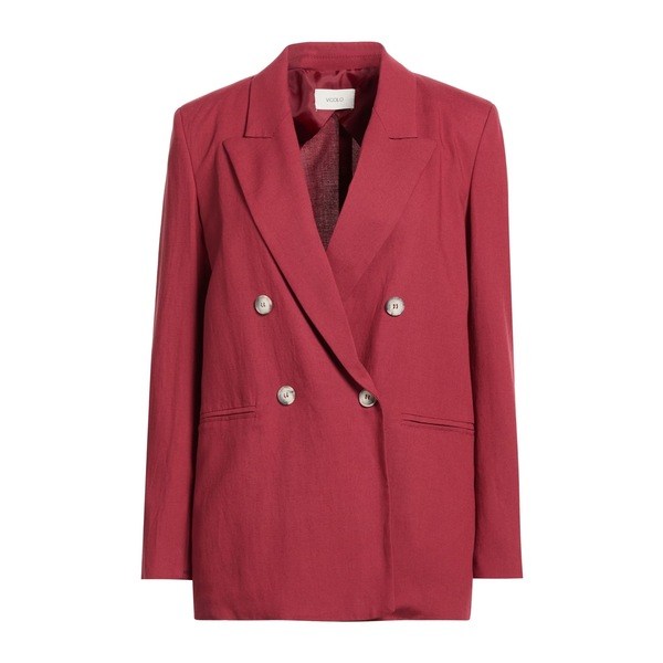 【送料無料】 ヴィコロ レディース ジャケット＆ブルゾン アウター Blazers Red 23,100円